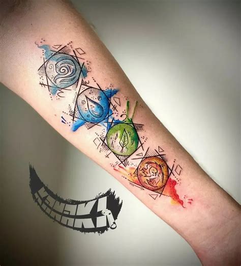 4 elements tattoo|More.